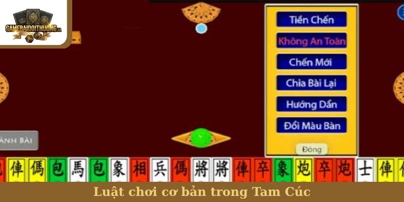 cách chơi bài Tam Cúc Luật chơi cơ bản trong Tam Cúc